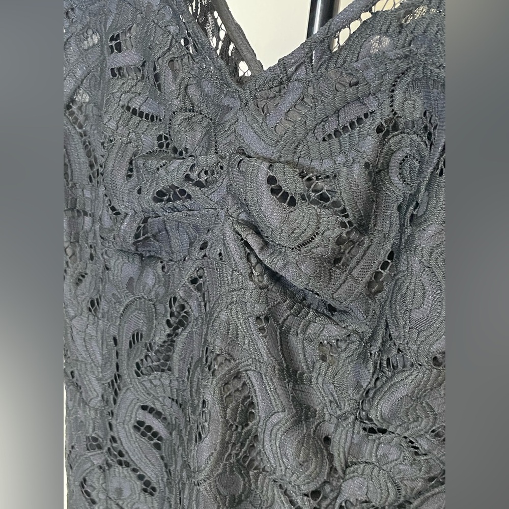 Lilly Pulitzer Black Lace Midi Dress - Picture 4 of 5